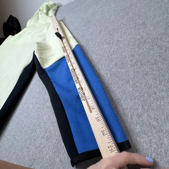 Nike Sportswear Tech Fleece Hoodie Men's‎ XL Lime Ice Black Blue Zip CU4489-303 - Picture 8 of 12